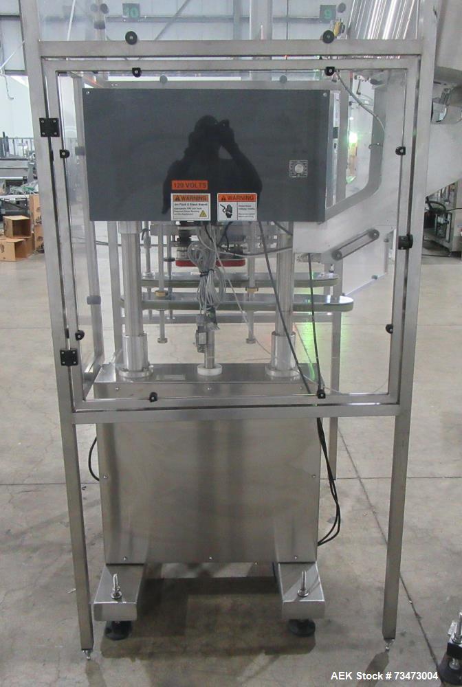 Used Inline Filling Systems NT Capper Fully Automatic Inline Capper