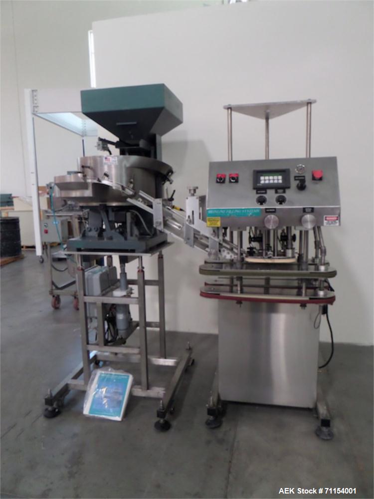 Used Inline Filling Systems Capper. 110V, 60 cy