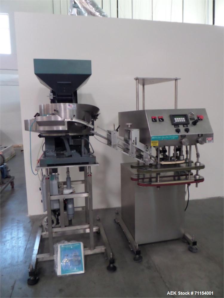 Used Inline Filling Systems Capper. 110V, 60 cy