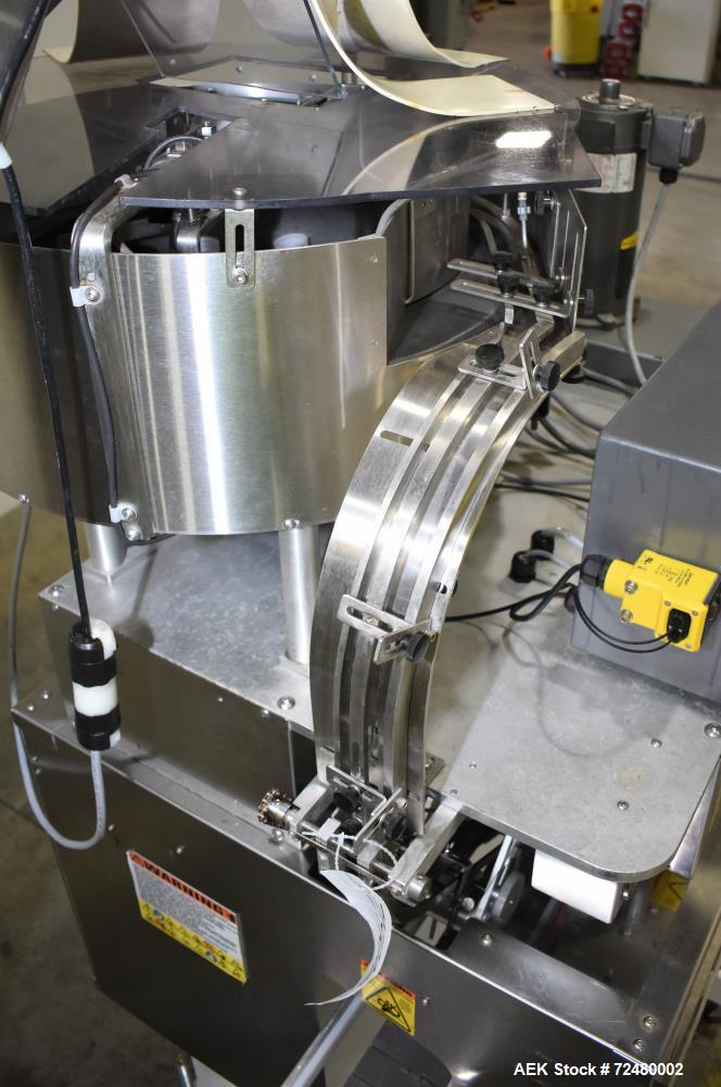 Used Kaps-All Model A6 Automatic Inline 6-Spindle Quill Capper. Machi