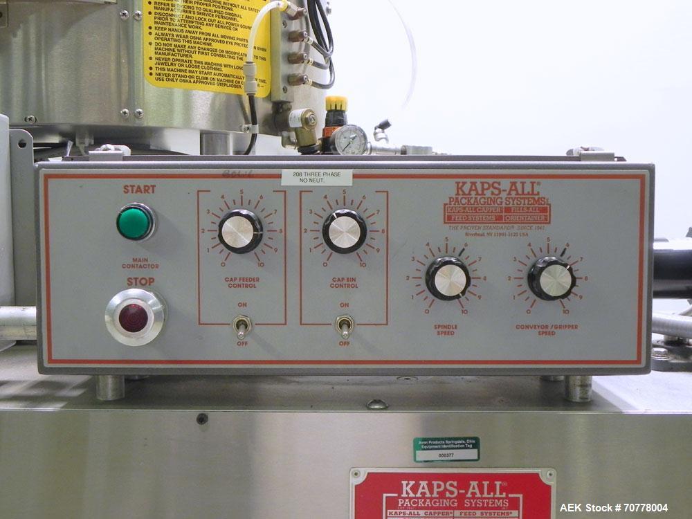 Used Kaps-All Model C8 Automatic Iline Quill Capper
