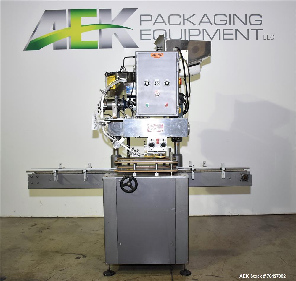 Used Kaps-All Model D Automatic Inline Screw Capper
