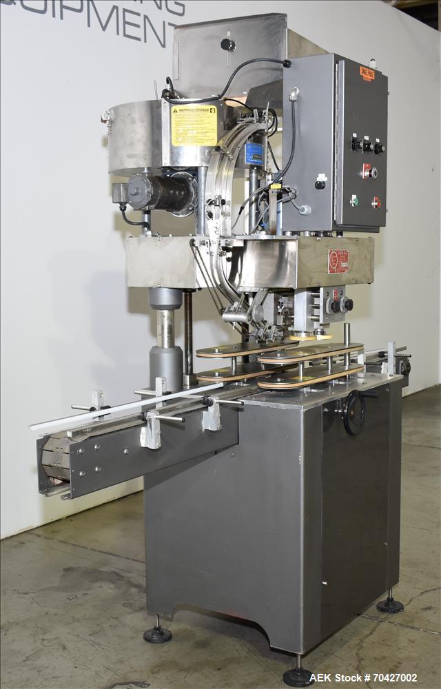 Used Kaps-All Model D Automatic Inline Screw Capper