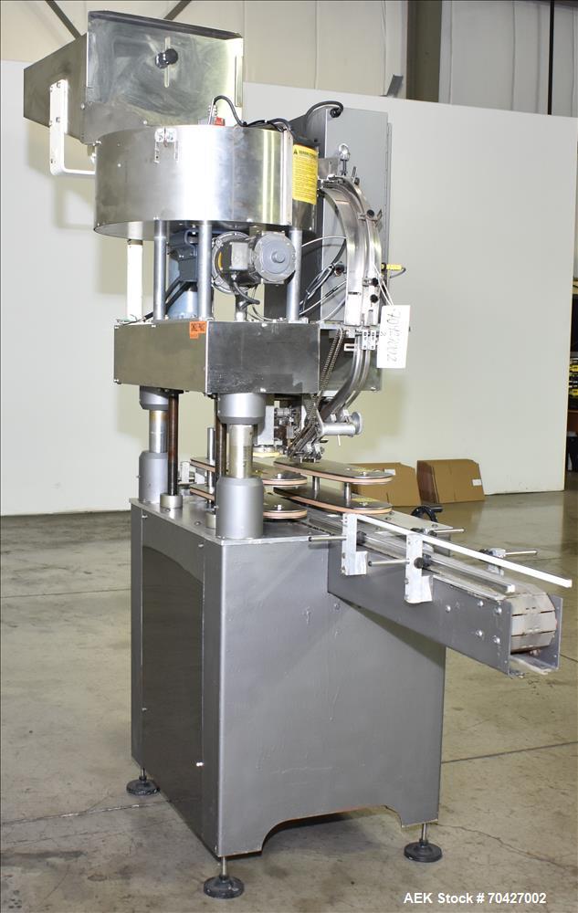 Used Kaps-All Model D Automatic Inline Screw Capper
