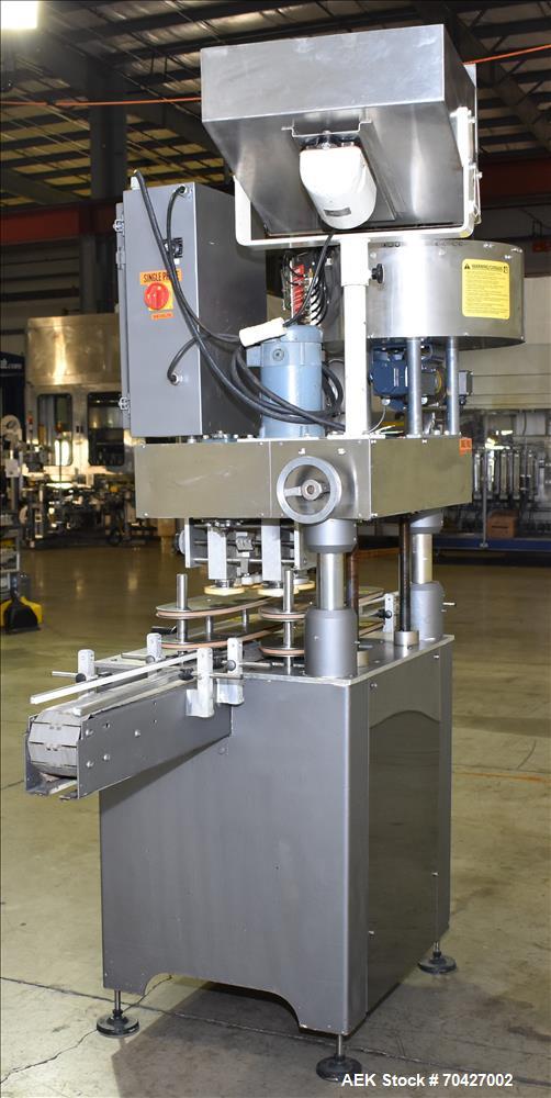 Used Kaps-All Model D Automatic Inline Screw Capper