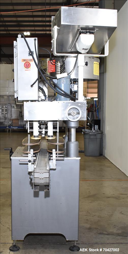 Used Kaps-All Model D Automatic Inline Screw Capper