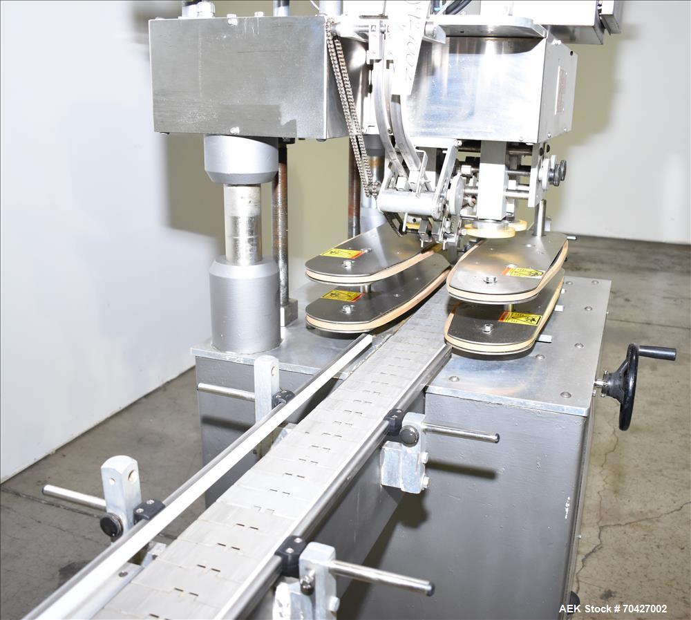 Used Kaps-All Model D Automatic Inline Screw Capper