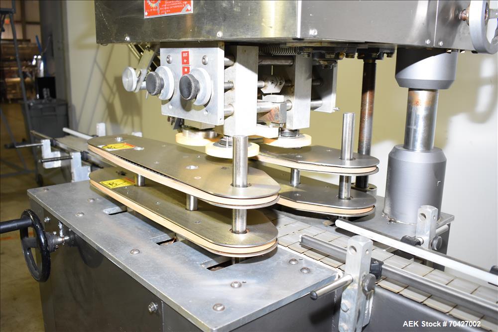 Used Kaps-All Model D Automatic Inline Screw Capper