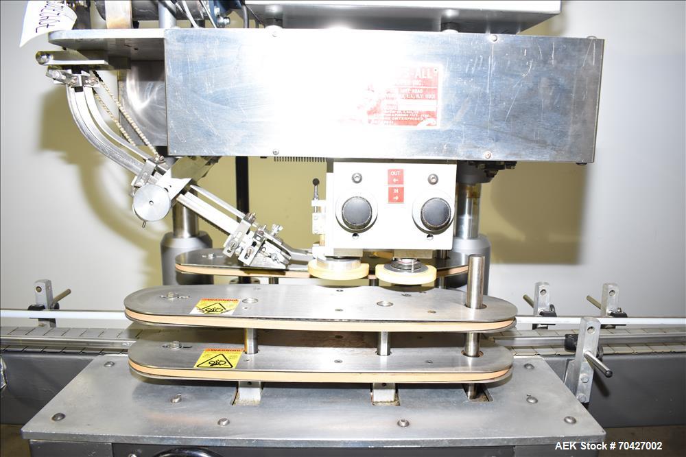 Used Kaps-All Model D Automatic Inline Screw Capper
