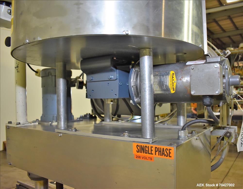 Used Kaps-All Model D Automatic Inline Screw Capper