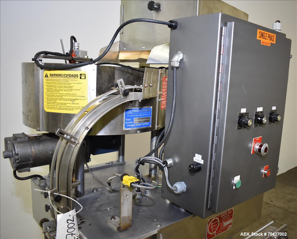 Used Kaps-All Model D Automatic Inline Screw Capper
