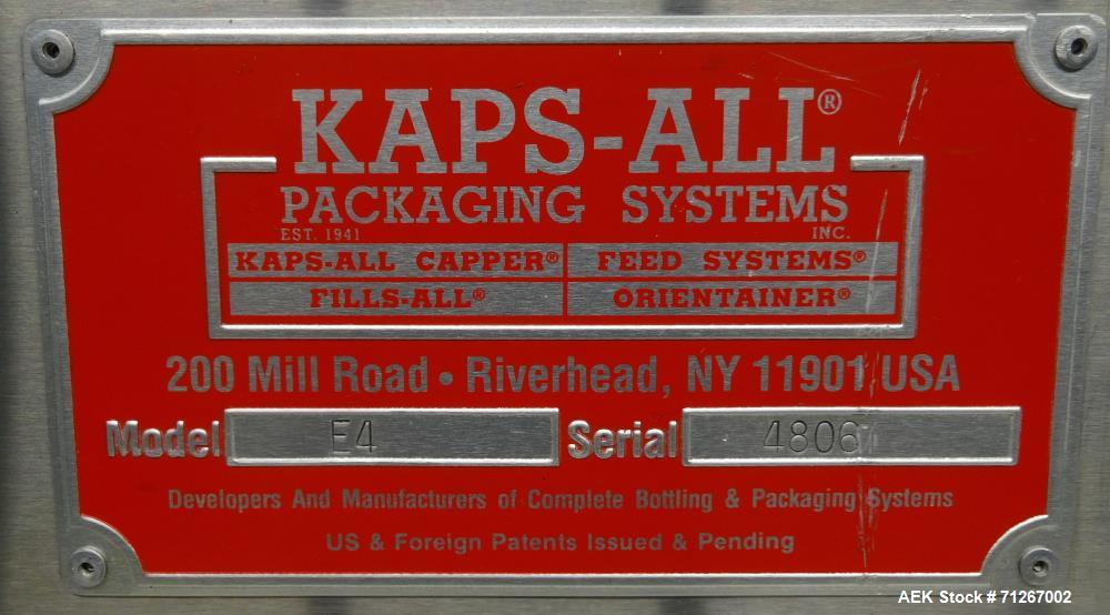 Used Kaps-All Model E4 Portable Spindle Capper