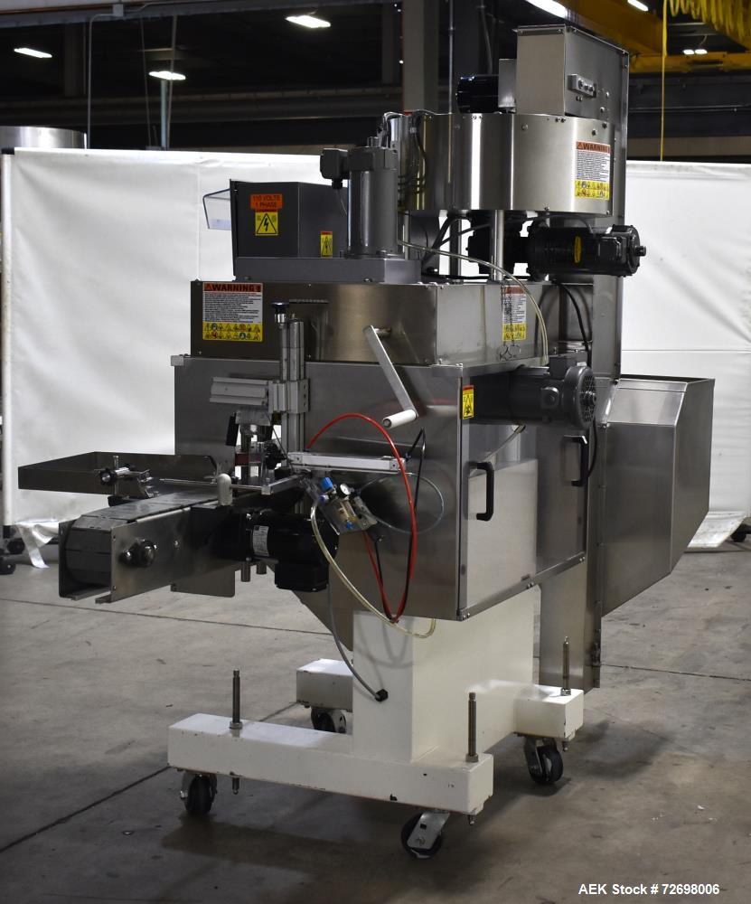 Used Kaps-All Model E-4 (4)-Quill Automatic Inline Capper