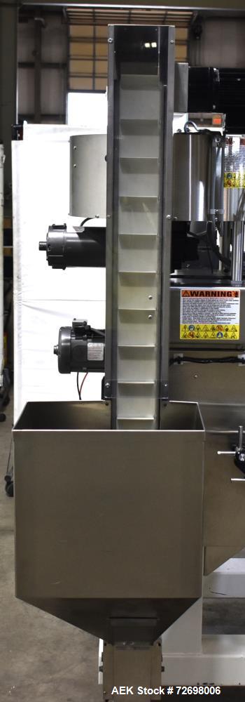 Used Kaps-All Model E-4 (4)-Quill Automatic Inline Capper