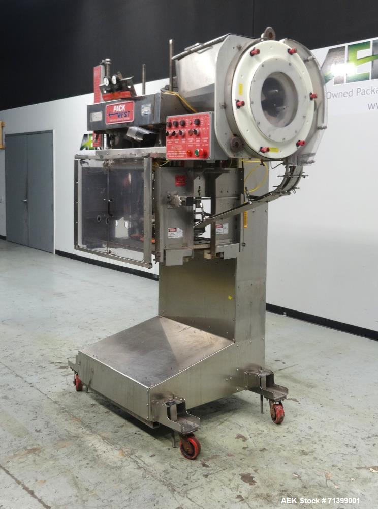 Used Pack West Model Auto 120 Right-To-Left Automatic Inline Spindle Capper