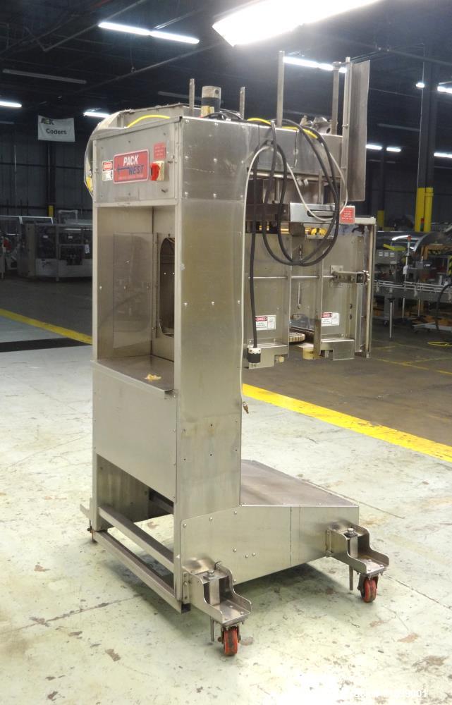Used Pack West Model Auto 120 Right-To-Left Automatic Inline Spindle Capper