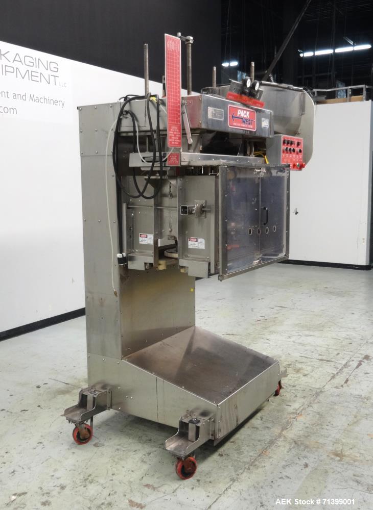 Used Pack West Model Auto 120 Right-To-Left Automatic Inline Spindle Capper