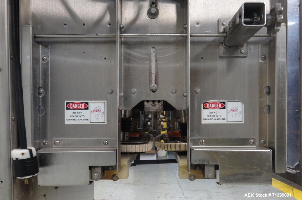 Used Pack West Model Auto 120 Right-To-Left Automatic Inline Spindle Capper