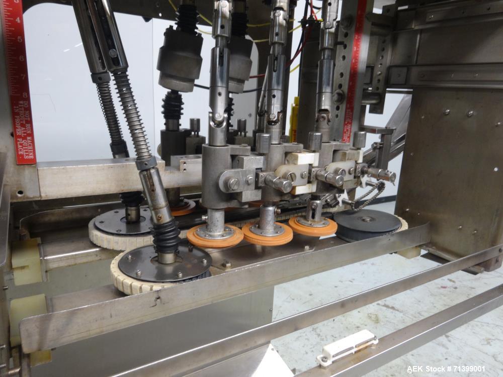 Used Pack West Model Auto 120 Right-To-Left Automatic Inline Spindle Capper