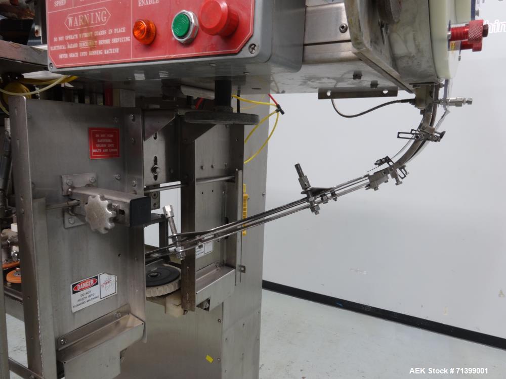 Used Pack West Model Auto 120 Right-To-Left Automatic Inline Spindle Capper