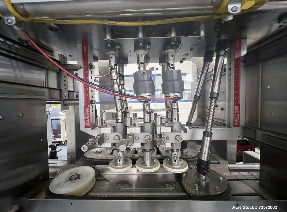 Used Pack West Auto-120-Torquer Inline 6-Spindle Capper for Sale