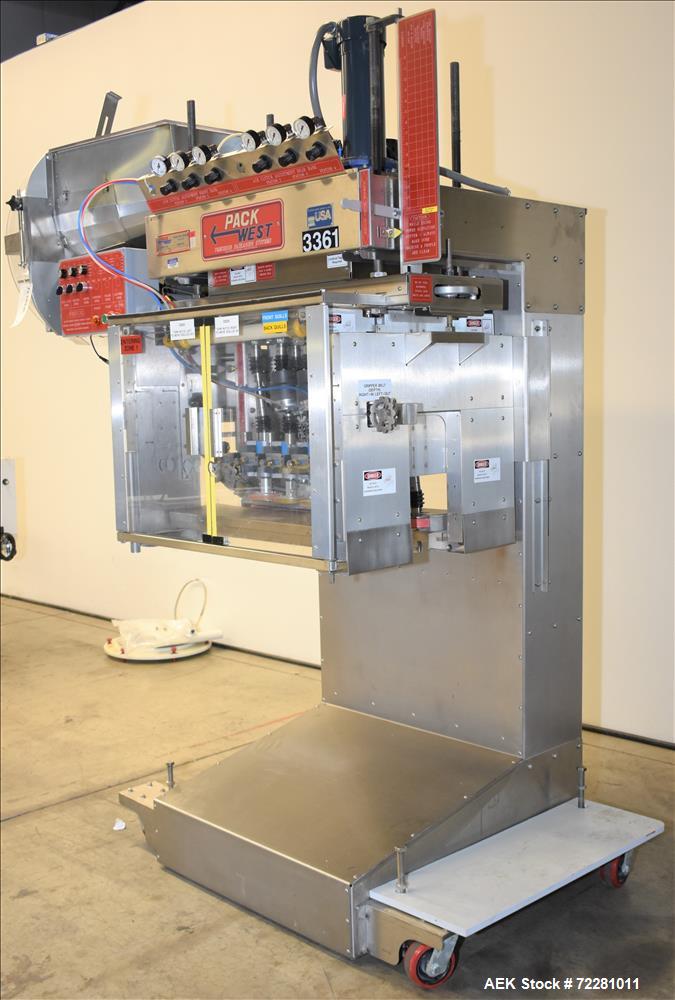 Used Pack West In Line 8 spindle Screw Capper, Model Auto 200 Capper,