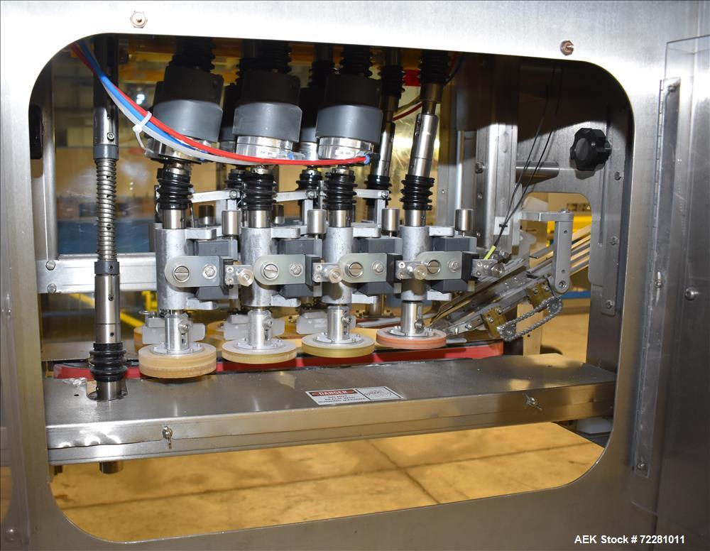 Used Pack West In Line 8 spindle Screw Capper, Model Auto 200 Capper,