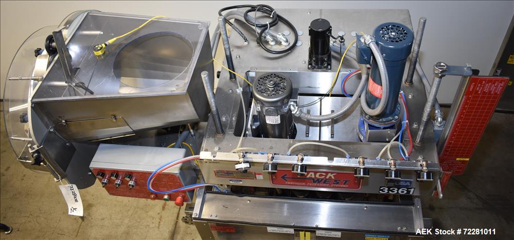 Used Pack West In Line 8 spindle Screw Capper, Model Auto 200 Capper,