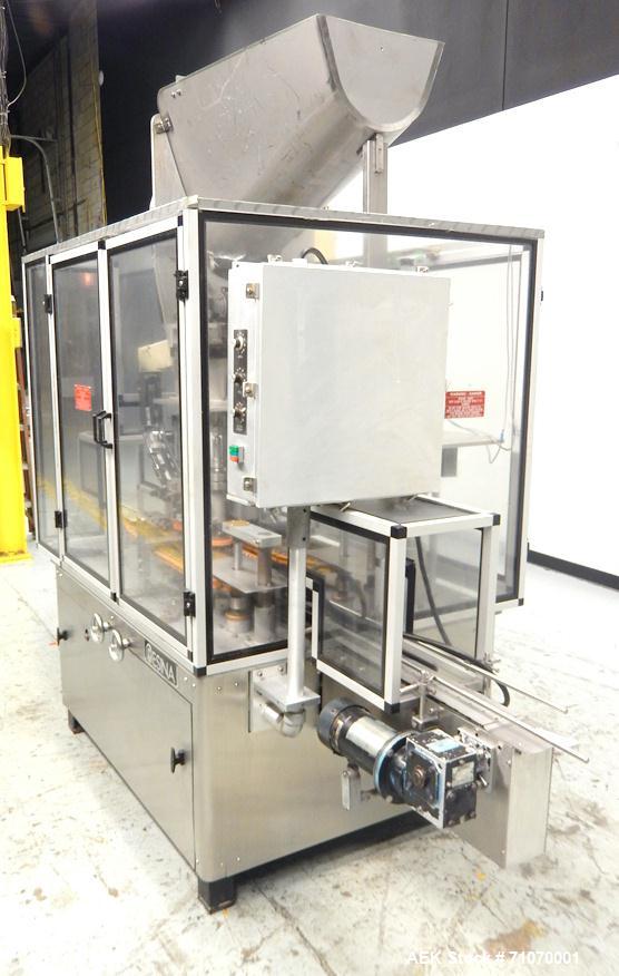 Used Resina Model UN-30 Automatic Inline Quill Capper