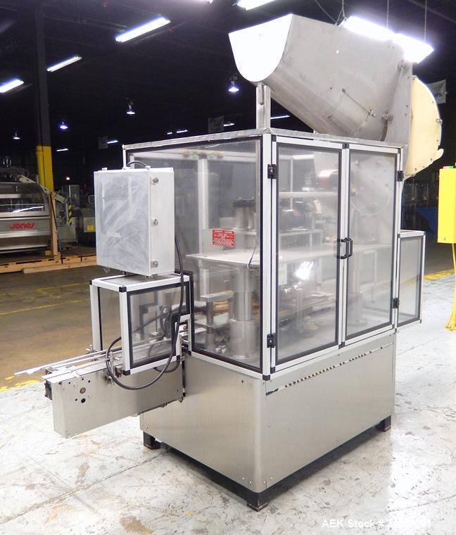 Used Resina Model UN-30 Automatic Inline Quill Capper