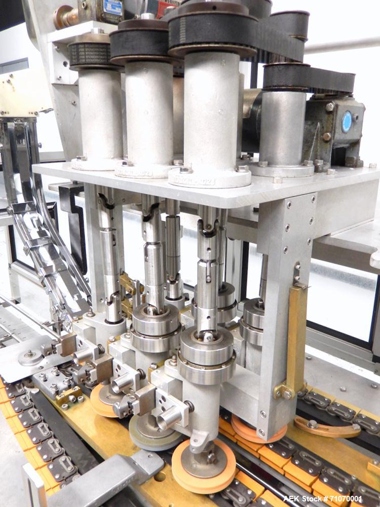 Used Resina Model UN-30 Automatic Inline Quill Capper