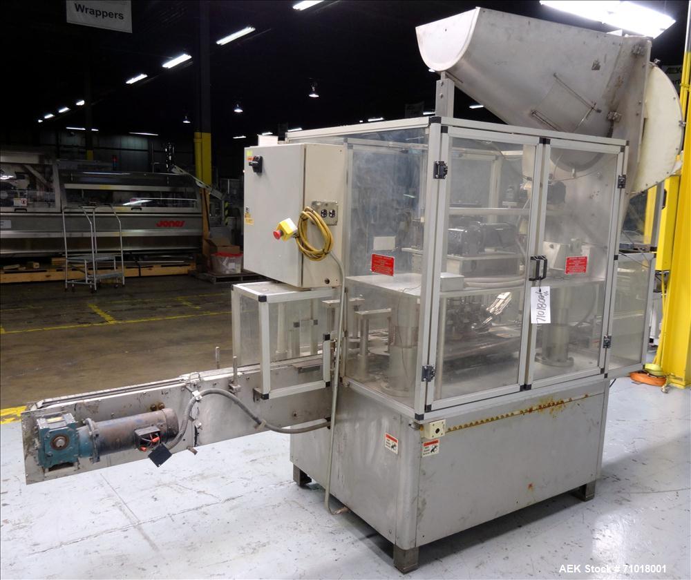 Used Resina Model UN30 Automatic Inline Quill Screw Capper