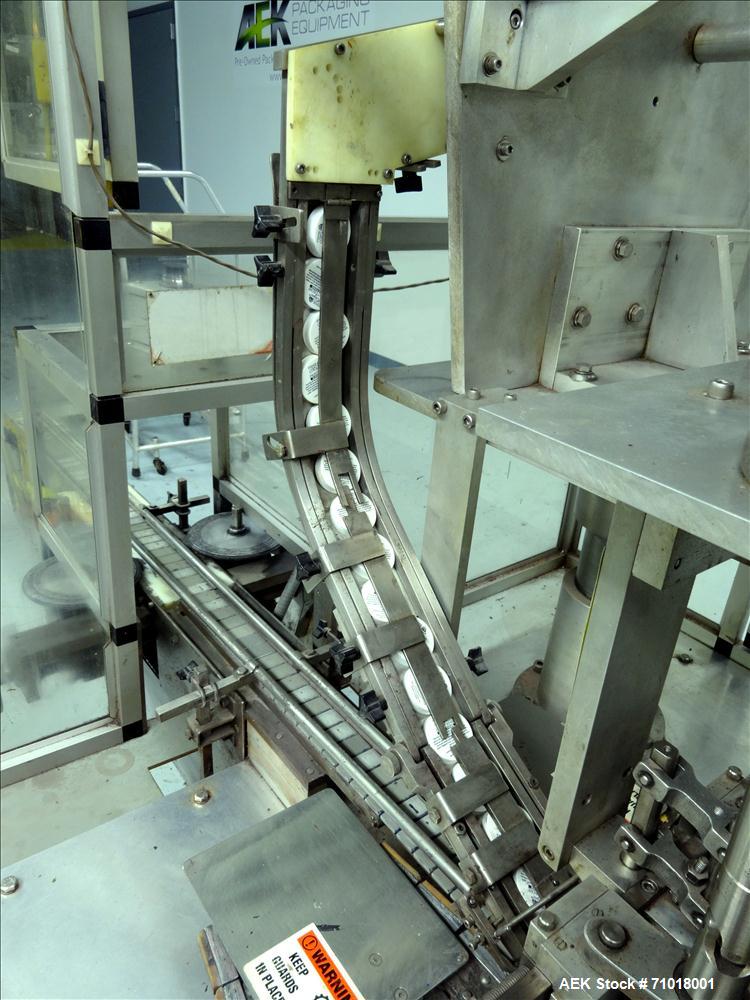 Used Resina Model UN30 Automatic Inline Quill Screw Capper