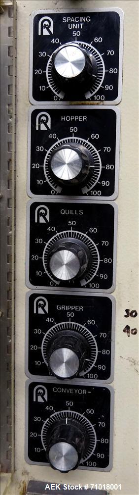 Used Resina Model UN30 Automatic Inline Quill Screw Capper