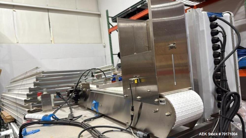 Used SureKap SK8000-BF6-70 Automatic Inline Quill Capper – 8-Spindle Inline Cap Tightening Machine