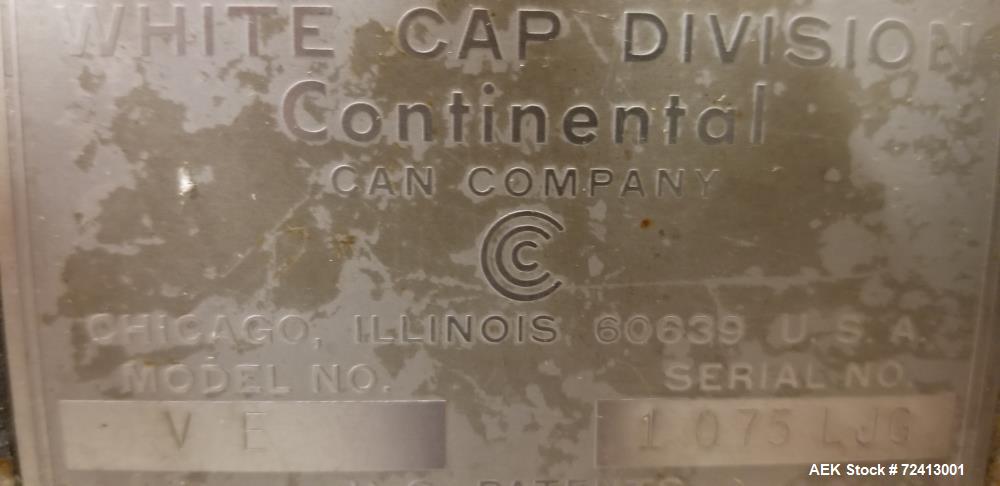 Buy Pre-Owned Continental VE Vacuum Lug Capper – 28mm to 70mm Change Parts
