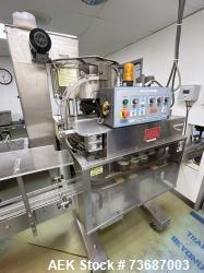 Used Kaps-All Model A6 Automatic Inline 6-Spindle Quill Capper. Machine capable of speeds from 20 to 200 bottles per minute ...