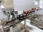 Used CVC Technologies Model CVC1205 IN-Line Spindle Capper. Capable of speeds up to 120 Bottles per minute (BPM). Cap diameter: 1 to 4-1/4