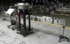 Used ELF Model CT400L Automatic Inline Quill Capper. Fully adjustable for a cap size range of 8mm - 110mm wide and a container size range of 1