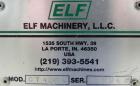 Used ELF Model CT400L Automatic Inline Quill Capper. Fully adjustable for a cap size range of 8mm - 110mm wide and a container size range of 1