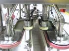 Used Inline Filling Systems inline belt capper with automatic cleated belt cap elevator. Capable of speeds up to 200 CPM (depending on cap size and container configuration). Has a container size rang...