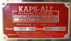 Used- Kaps-All Model E-4 (4)-Quill Automatic Inline Capper