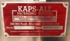 Used KapsAll Capper, model E. 4-spindle capper