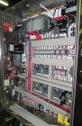 Used Resina Model NRU51 High Speed Automatic Inline Quill Capper. Machine is capable of speeds up to 300 bpm. Cap size range: 10mm to 89mm with changeparts. Equipped with dual belt gripper, H26 exten...