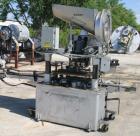 Used Resina Model U-30 Inline Quill Style Capper. Manufacturer rates at up to approximately 250 caps per minute on 13 mm to 38 mm or 43 mm to 70 mm cap size ranges, depending on change parts. This mo...