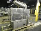 Used Resina Model U40-663 Automatic Inline Capper. Machine is capable of speeds up to 300 caps per minute. Adjustable from 10mm-70mm caps. Has top mounted cap sorter with hopper. Machine has 2HR pin ...