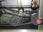 Used Resina Model U40-663 Automatic Inline Capper. Machine is capable of speeds up to 300 caps per minute. Adjustable from 10mm-70mm caps. Has top mounted cap sorter with hopper. Machine has 2HR pin ...