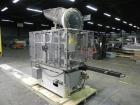 Used Resina Model U40 Automatic Inline Quill Capper. Capable of speeds up to 250 containers per minute. Cap size range: 13mm to 70mm (with changeparts). Currently set up on mm caps. Has 2HR pin style...