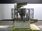 Used Resina Model U40 Automatic Inline Quill Capper. Capable of speeds up to 250 containers per minute. Cap size range: 13mm to 70mm (with changeparts). Currently set up on mm caps. Has 2HR pin style...