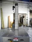 Used Resina Model U40 Automatic Inline Capper. Machine is capable of speeds up to 300 caps per minute. Is a 4 station capper with 8 spindle quills. Adjustable from 10mm-70mm caps. Has top mounted cap...